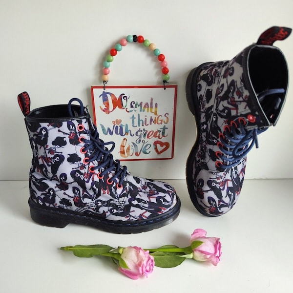 Dr Martens x Adventure Marceline Vampire Queen pascal 1460 boots UK4 EU37 US6