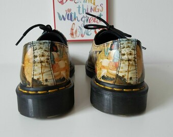 靴 Dr.Martens 1461 D'ANTONIO RENAISSANCE Dr MARTENS 1461 3 hole museum d'antonio renaissance artist
