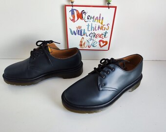 Dr Martens 1461 PW Navy Blue Oxford Shoes (UK 3 / Eu 36 / US 5) - Etsy