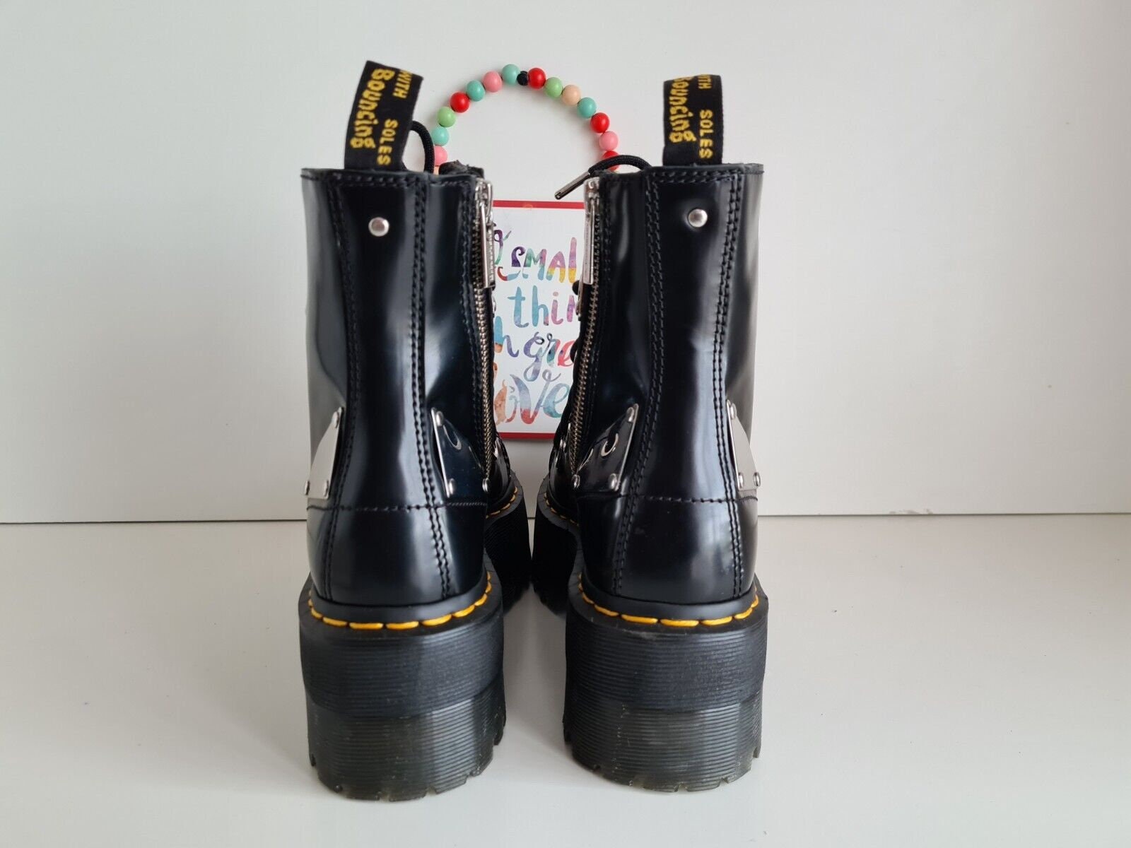 New Dr Martens Jadon Max Rebel Quad Platform Sole Patent New Dr Martens Jadon Max Rebel Quad Platform Sole Patent