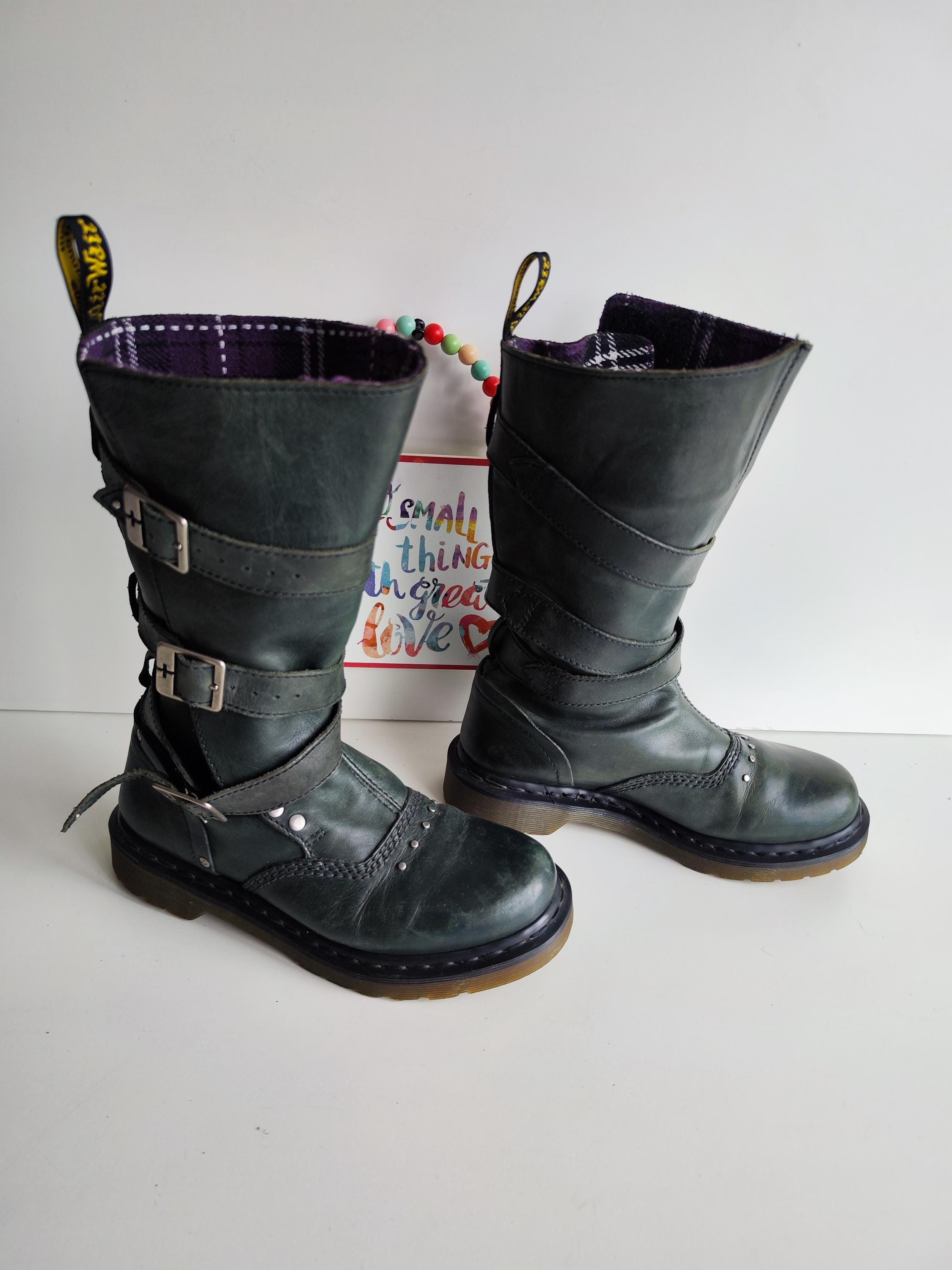 Dr Martens 1460 Jara バックル スタッズ モーターバイク ブラック