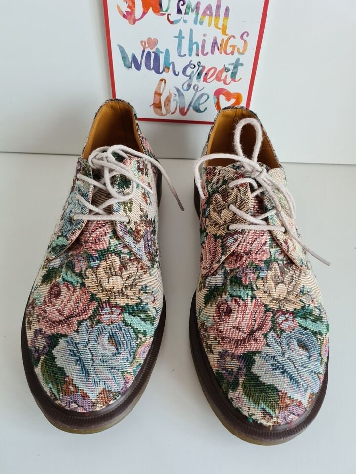 Dr. Martens 1461 Tapestry Shoes Dr Martens 1461 Tapestry Castel Fabric Floral Victorian  main image 4