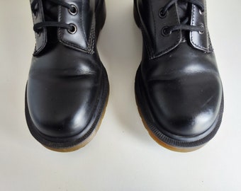 Dr Martens 20 Hole Knee High 1420 Black Tall Boots Limited Edition