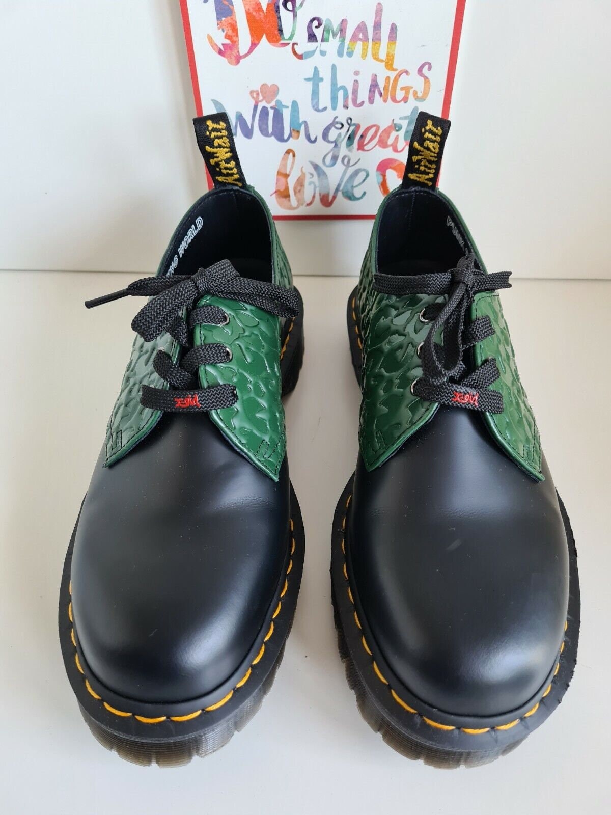 NIB Dr Martens X X-GIRL 1461 BEX Chunky Platform Shoes Leopard