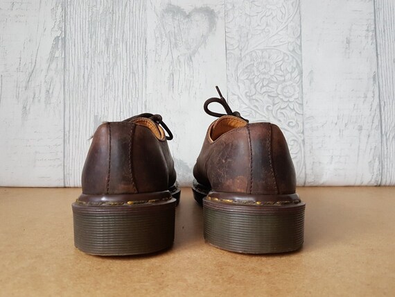 Dr Doc Martens 1461 Vintage England Brown Gaucho Crazy Horse  display picture 2