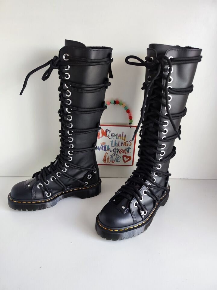 Dr Martens Daria 1b60 Bex Chunky Platform Lace up Knee High Dr Martens Daria 1b60 Bex Chunky Platform Lace up Knee High