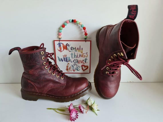 レディース Dr. Martens 1460 パスカル チェリーレッド 8アイ