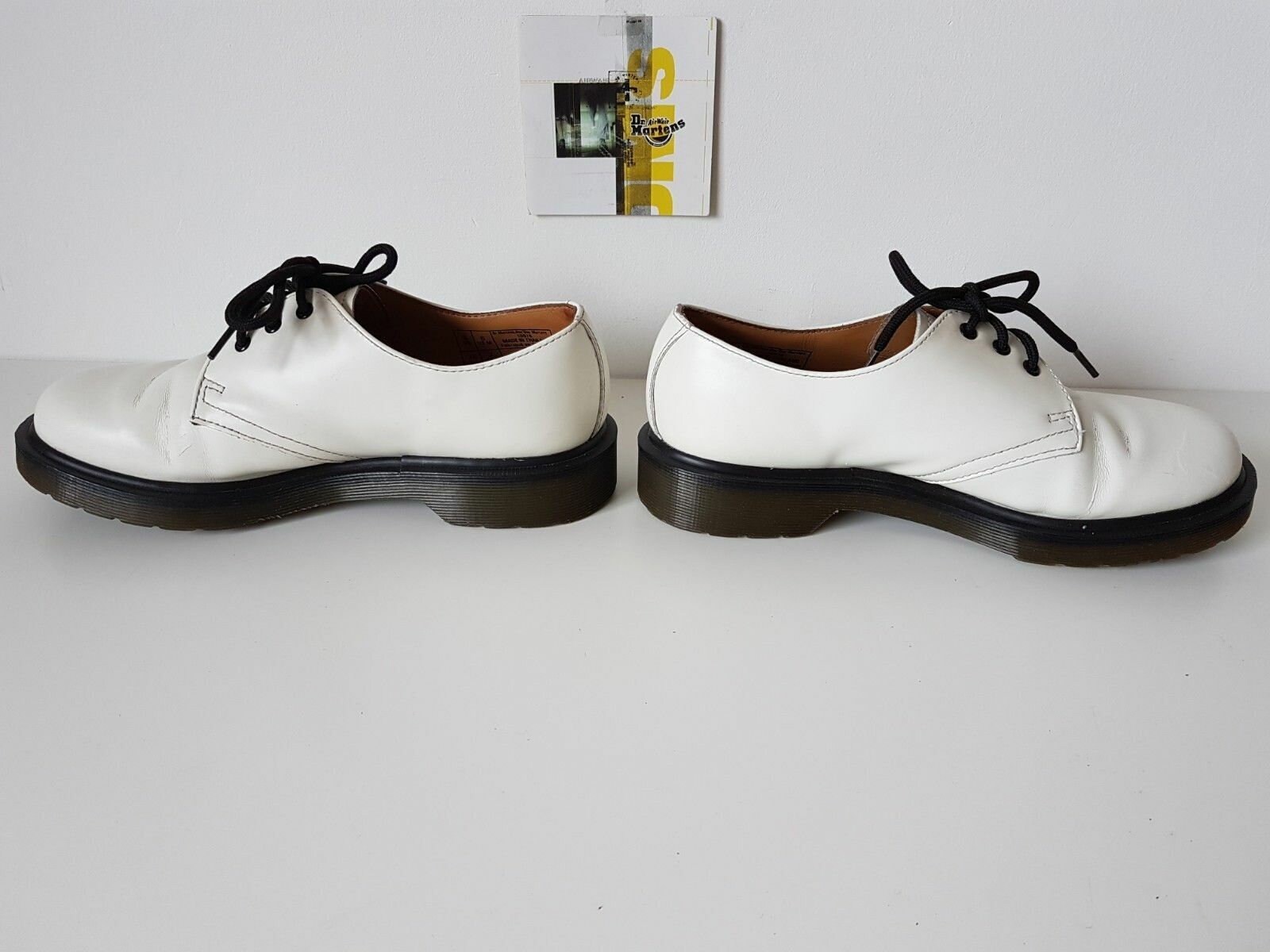 Vintage Dr. Martens 1461 White Leather Oxford Shoes - UK 3 EU 36