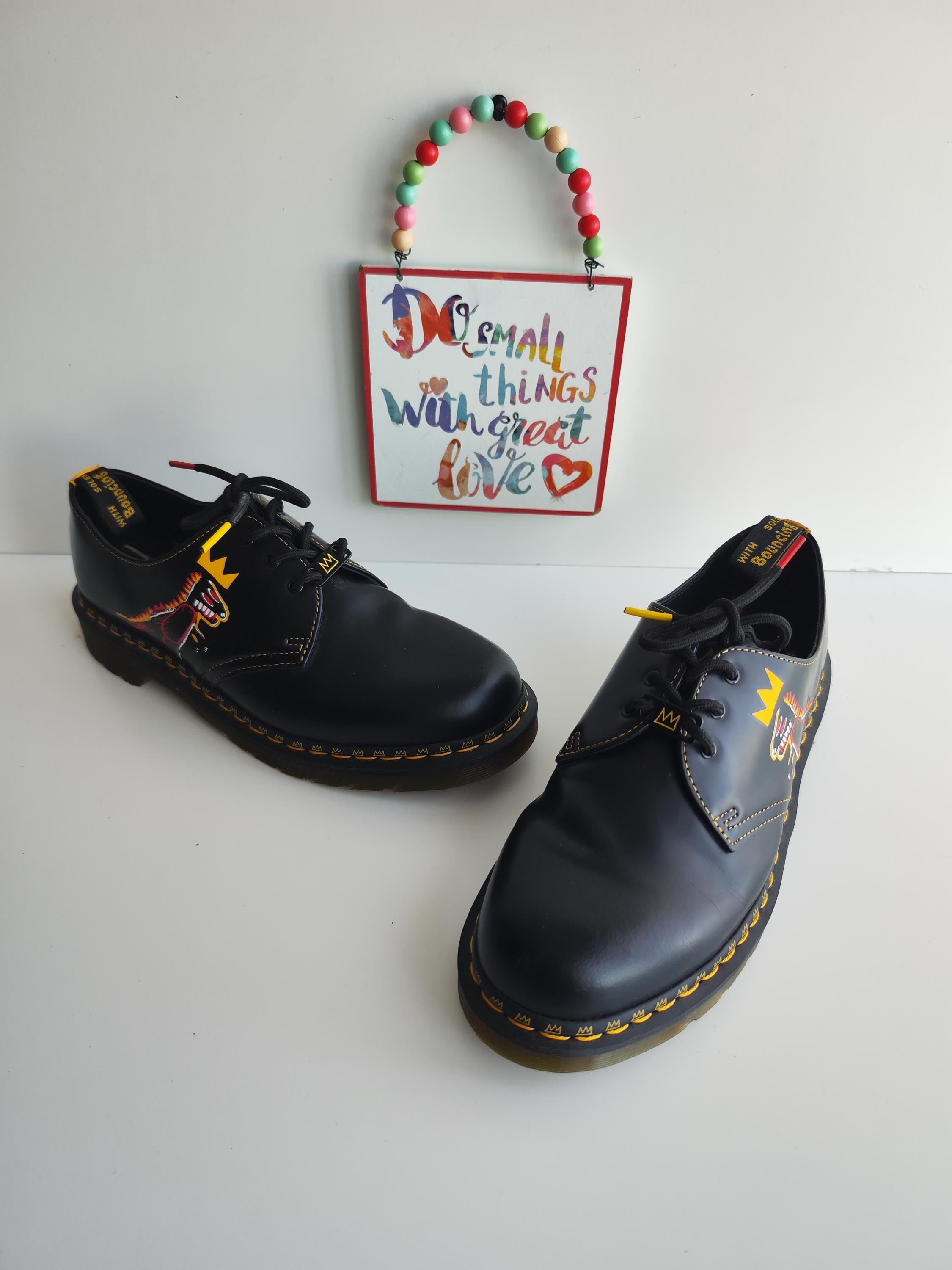 Dr Martens 1461 3 Eye Jean Michel Basquiat King Pleasure Shoes UK9