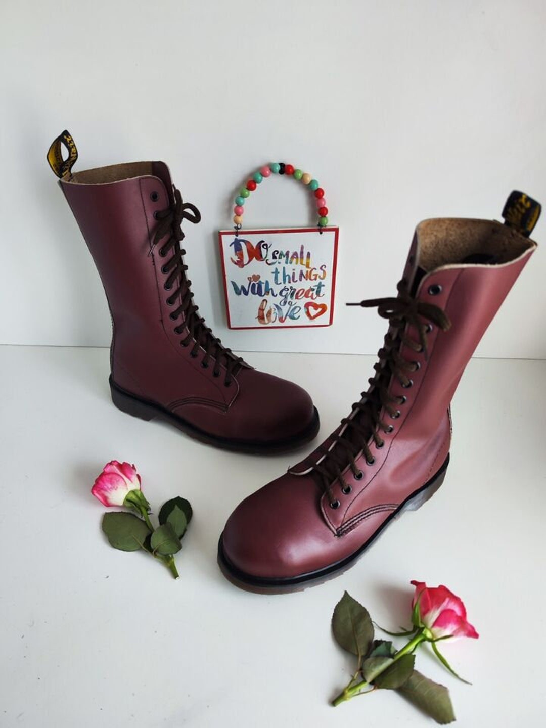 New Dr Martens 14 Eye Hole 1941 Cherry Red Oxblood Midcalf New Dr Martens 14 Eye Hole 1941 Cherry Red Oxblood Midcalf