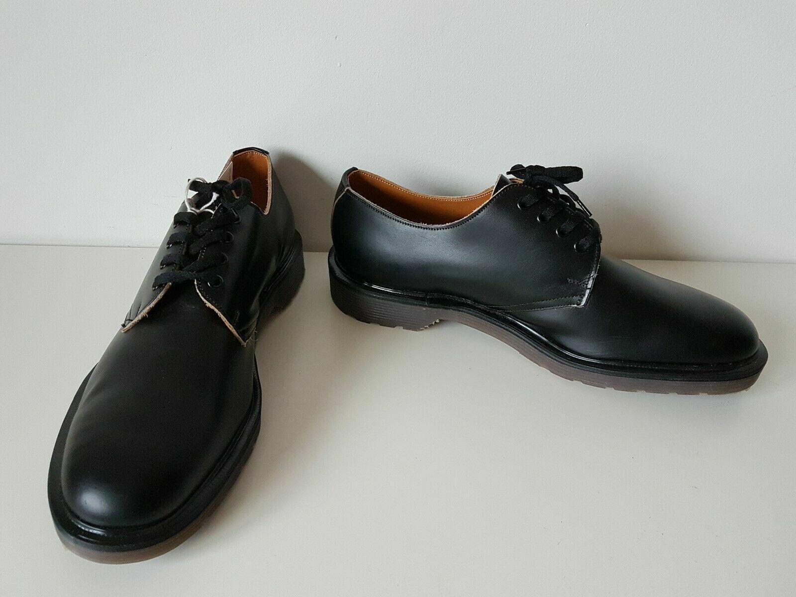 New Men's Doc Martens Hawkins Astronauts Black Shoes Derby England