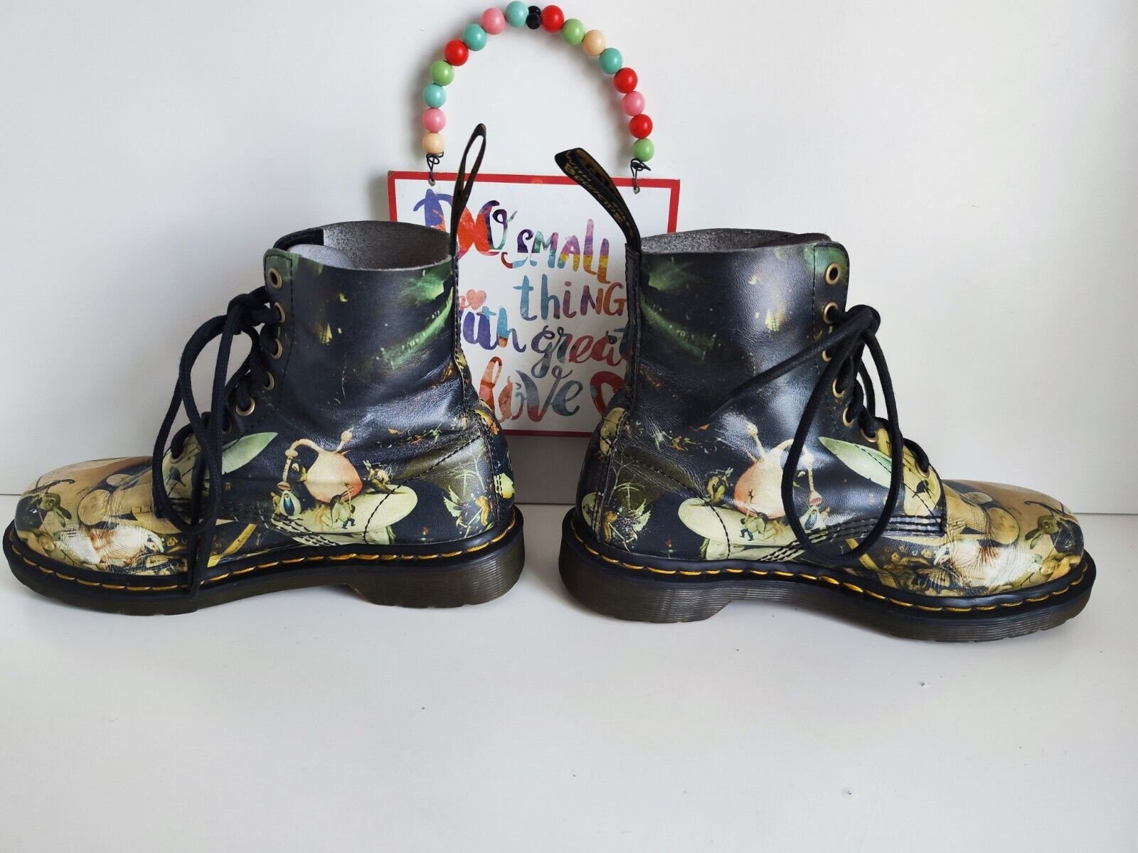 Dr Martens Hieronymus Bosch heaven hell pascal Garden earth boots UK6 EU39 US8