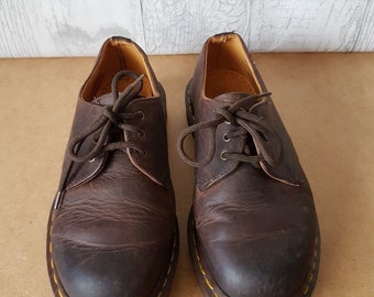 Dr Doc Martens 1461 Vintage England Brown Gaucho Crazy Horse