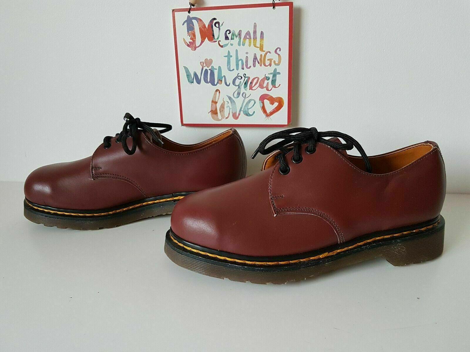 Dr Doc Martens 1461 MIE England Vintage Red Oxblood 1888 200 Shoes
