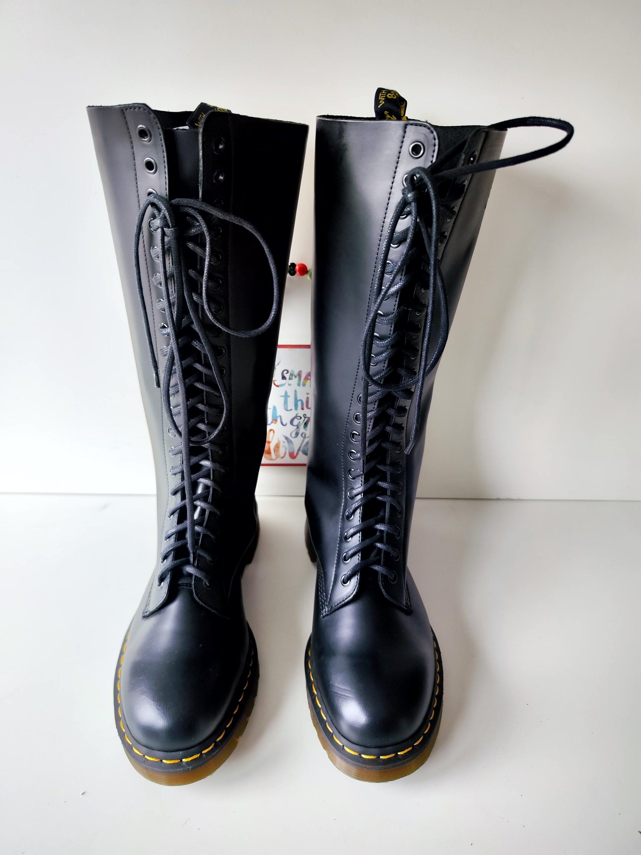 Men's Dr Martens 20 Eye 1420 Knee High Tall Boots UK11 EU46 US12