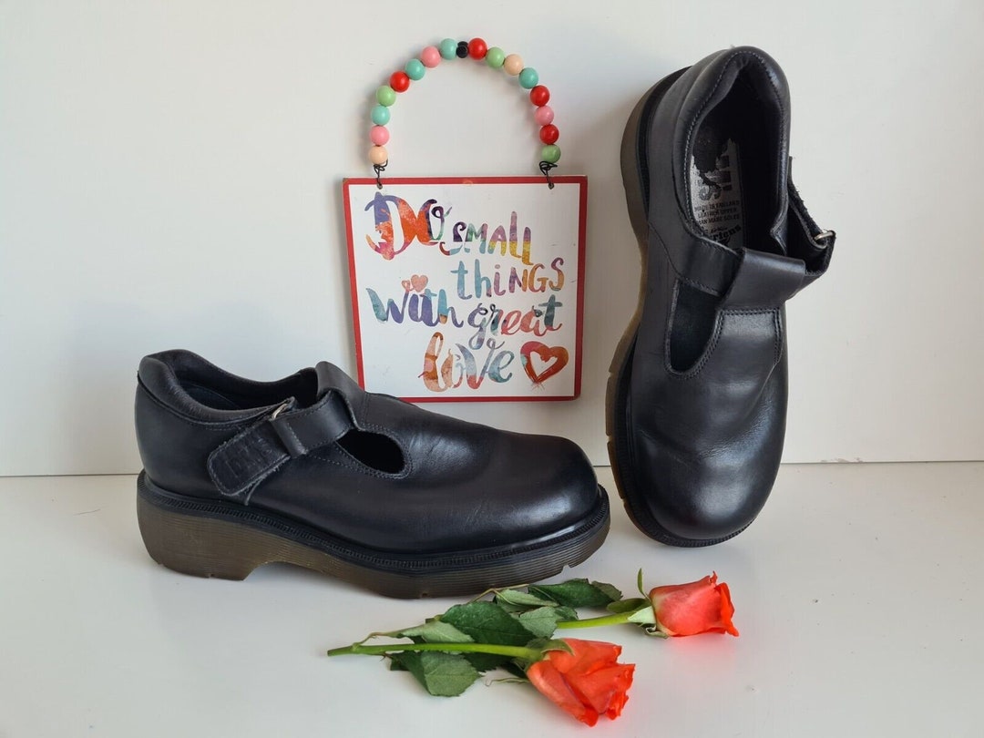 Dr Martens Mary Jane 8739 Platform Chunky Sole Vintage Dms England