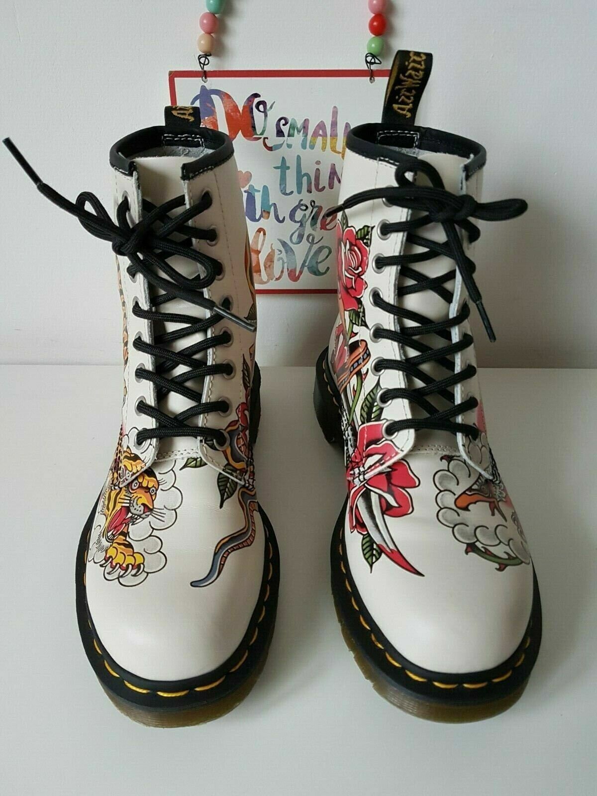 dr.martens GREZ UK8 タトゥー ブーツ ドクターマーチン ×GREZ