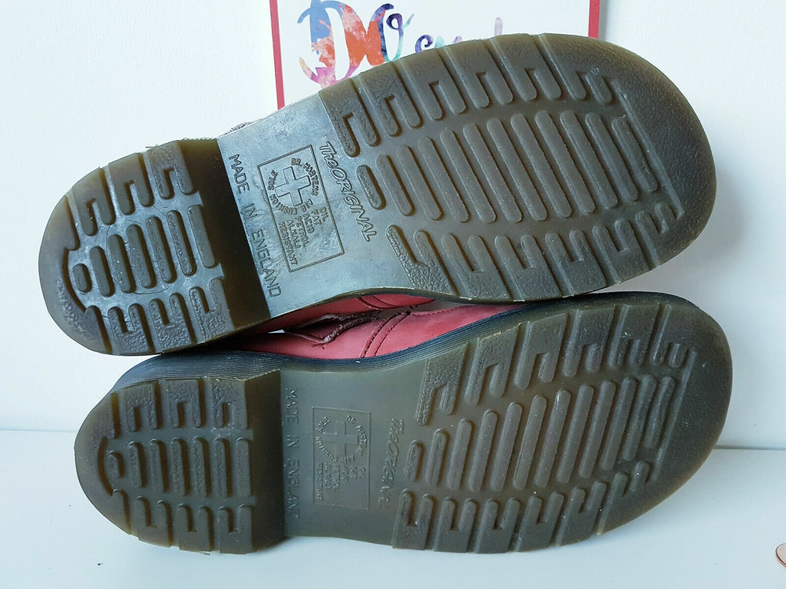 Dr Doc Martens Mary Jane T-strap Buckle Vintage England
