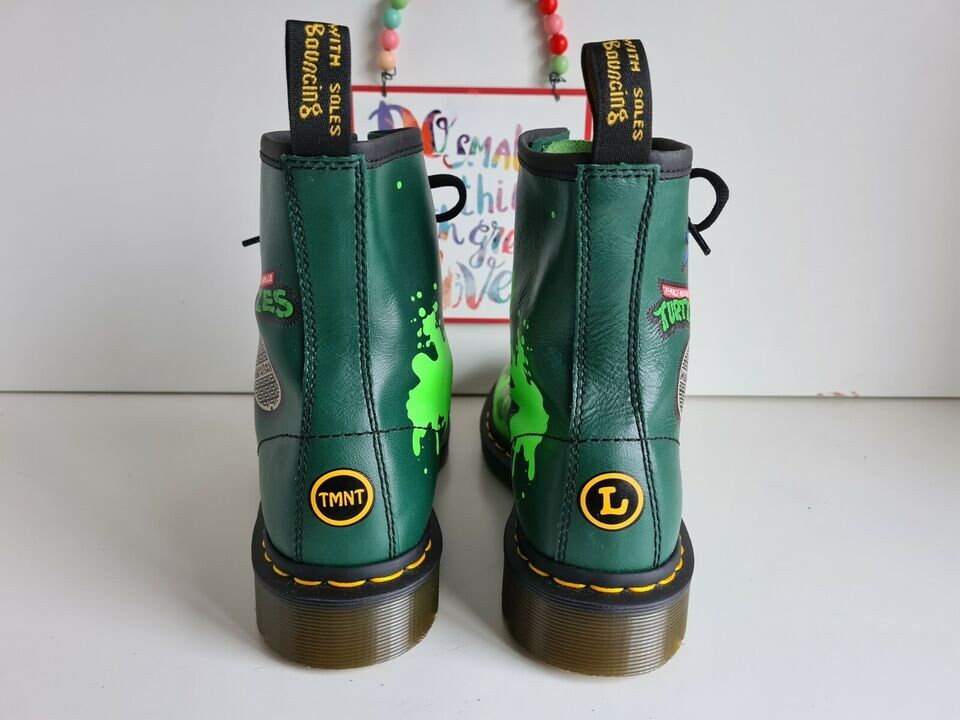 靴 Dr.Martin Vtg Dr Doc Martens 133 Women's US 6 Steel Toe 10 Eye Boots