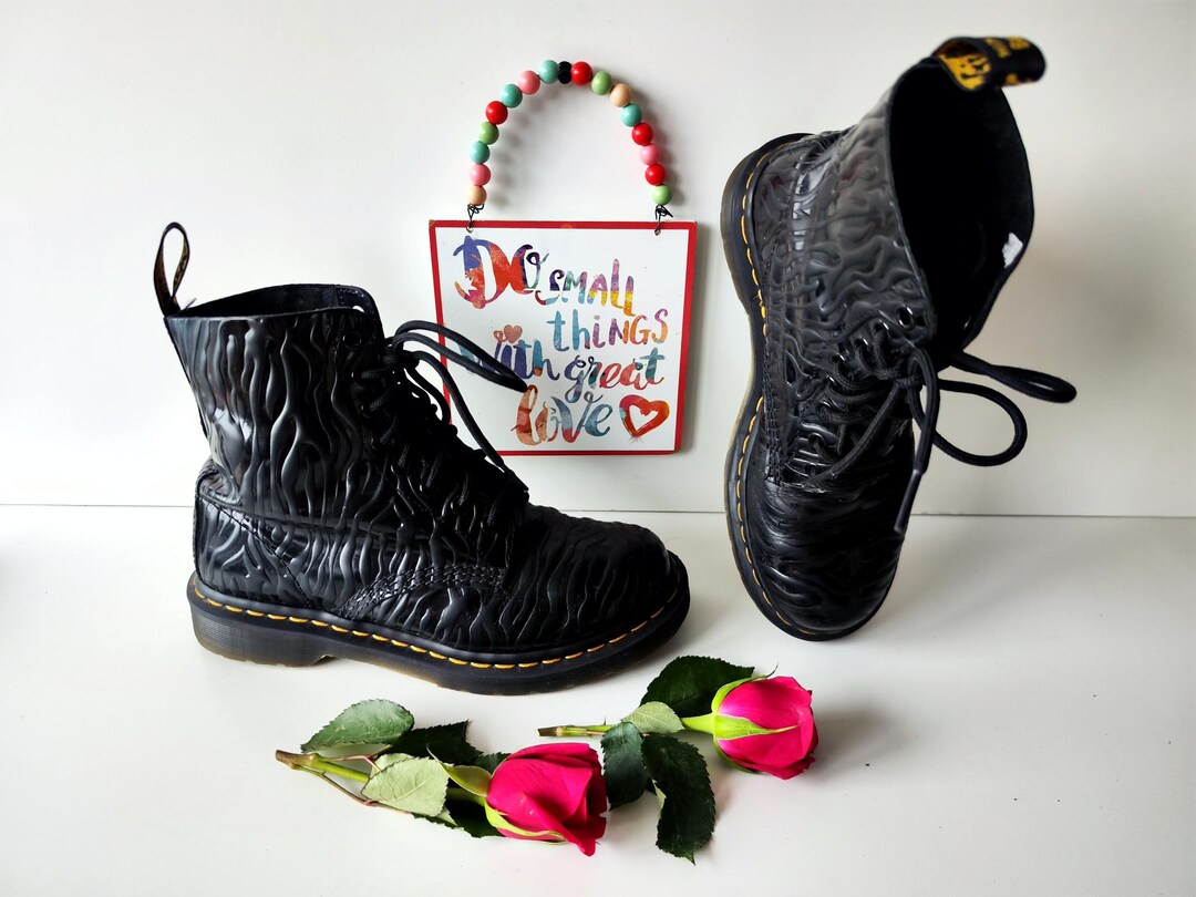 Dr Martens 1460 Pascal Black 8 Hole Ankle Leather Boots UK5 EU38