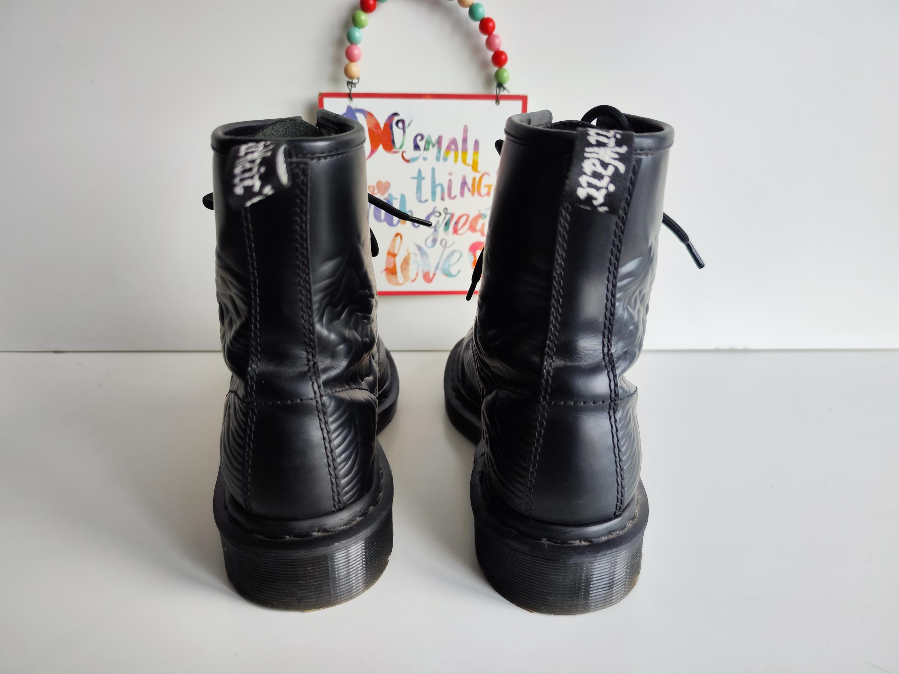 Dr Martens X Joy Division Unknow Pleasures 1460 Mono Ankle Boots