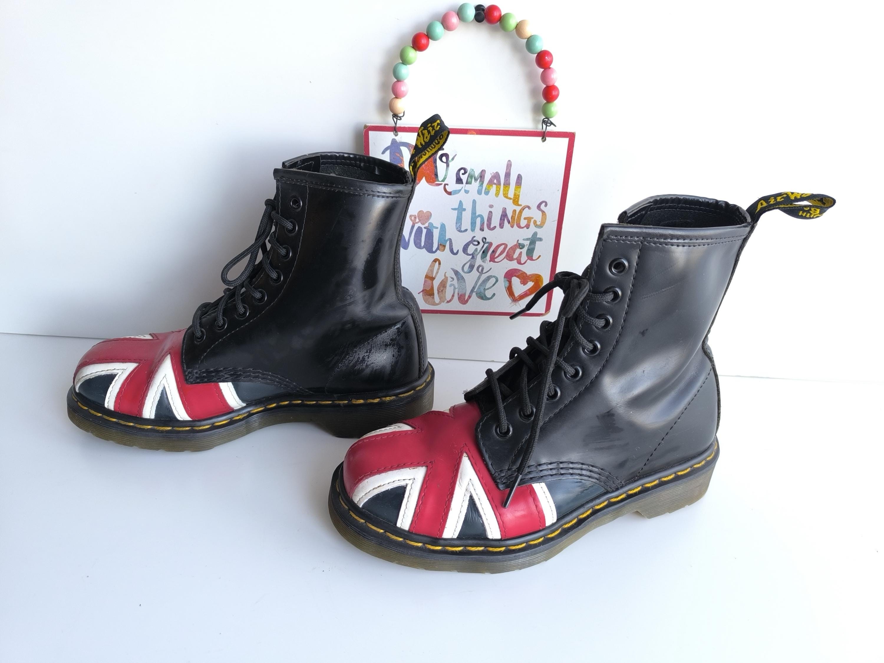 Vintage Dr. Martens 1460 Union Jack Boots, UK5 EU38 US7 - Etsy