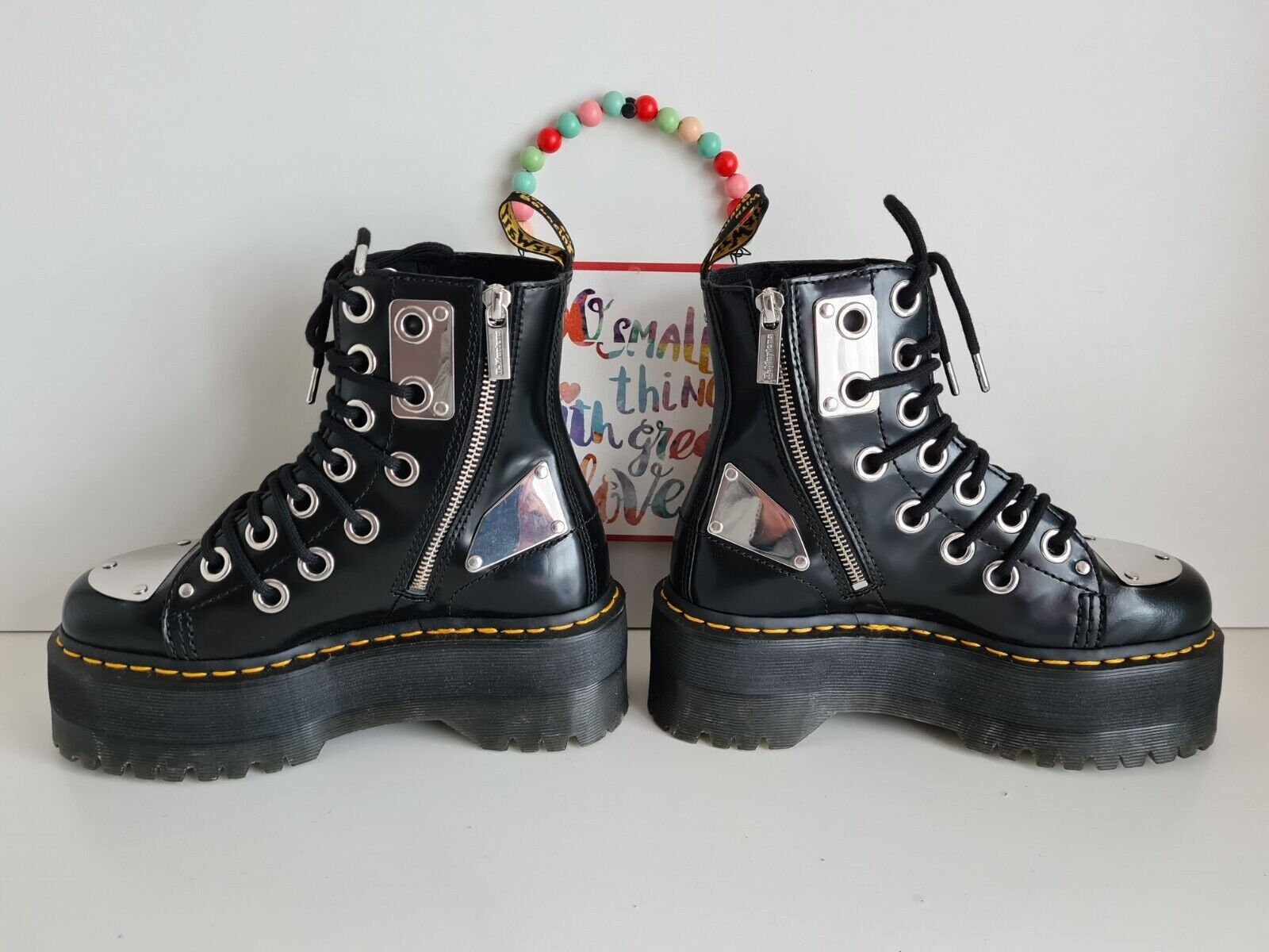 New Dr Martens Jadon Max Rebel Quad Platform Sole Patent New Dr Martens Jadon Max Rebel Quad Platform Sole Patent