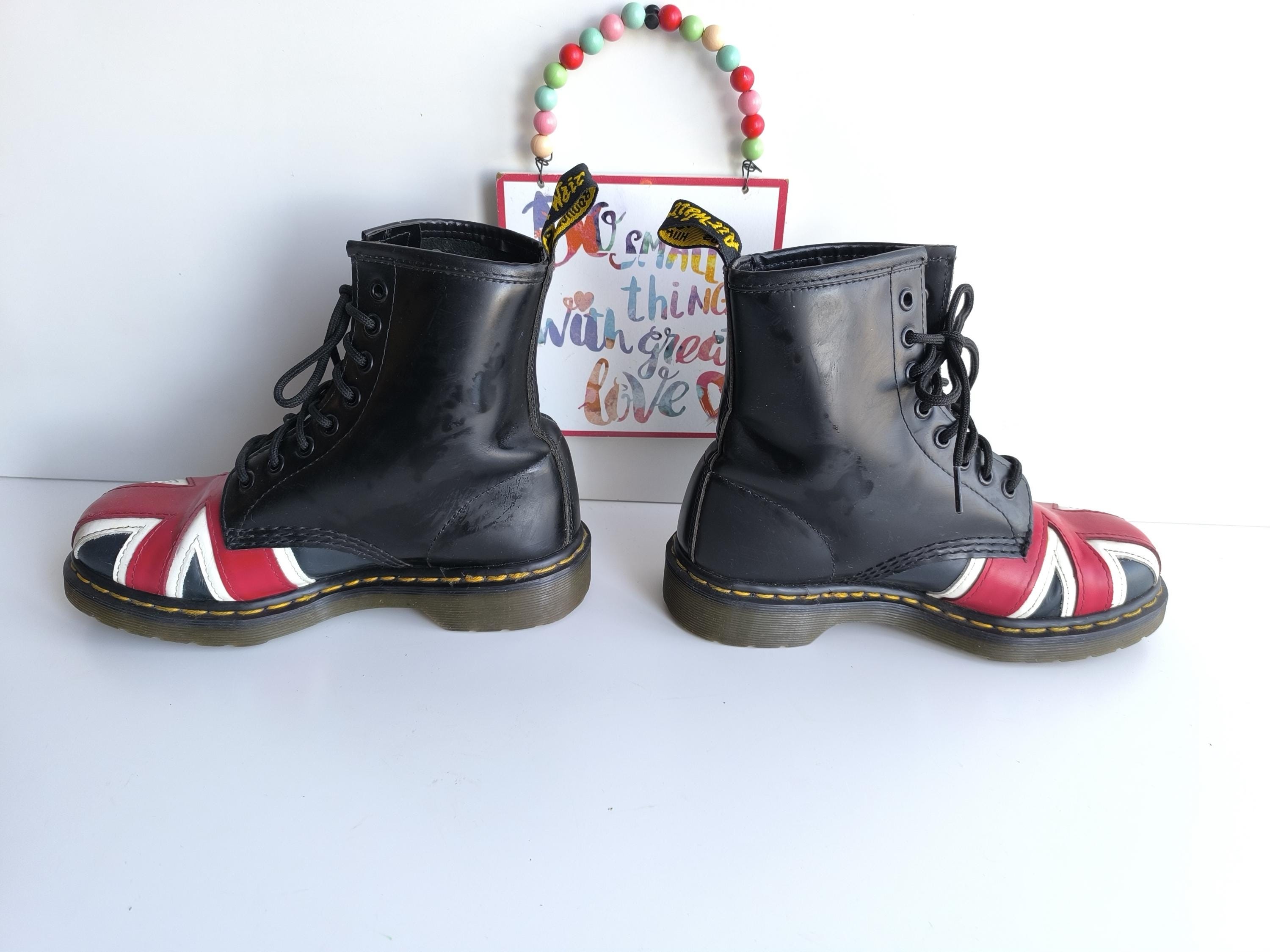 Vintage Dr. Martens 1460 Union Jack Boots, UK5 EU38 US7 - Etsy