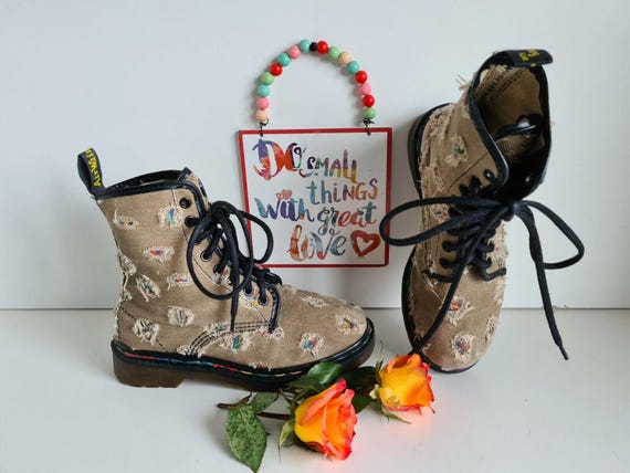 doc martens fabric boots