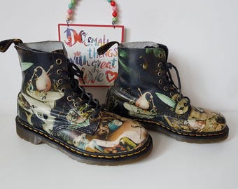 Doc Martens Bosch HEAVEN Garden of Earthly Pascal Boots UK 10 EU 45 US11 Dr Doc Martens Bosch Heaven Hell Pascal Garden of Earthly  main image 3