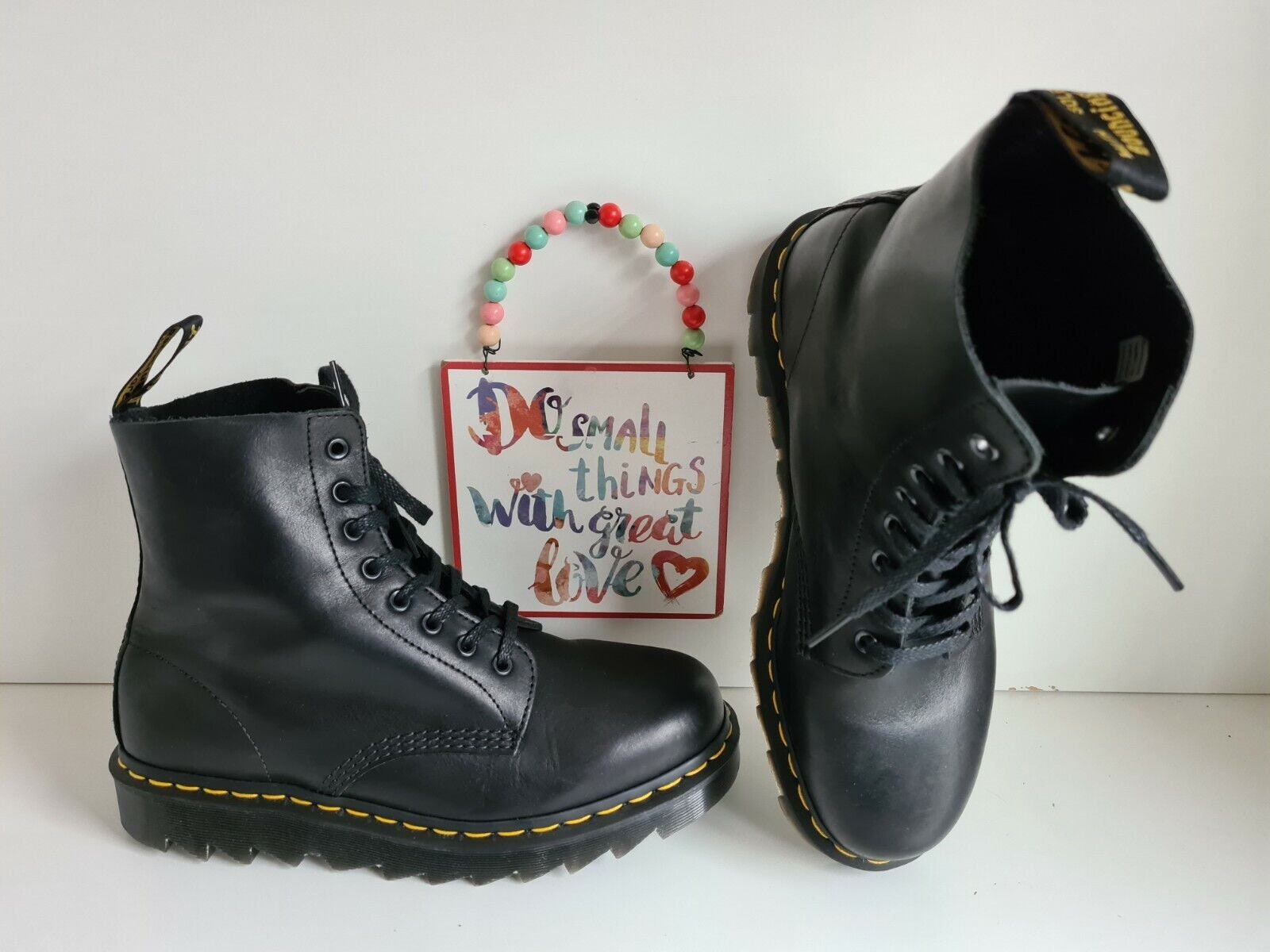 Dr. Martens 1460 Pascal Black Ziggy Ankle Boots (UK 9 / US 10) - Etsy