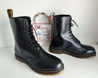 Dr Martens Arc 101 Archive 6 Eye Black Ankle Boots UK11 US12 EU46