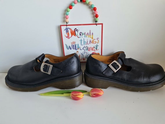 Dr Martens Mary Jane T-strap Polley 8334 Platform Double