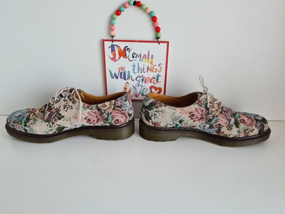 Dr Martens 1461 Tapestry Castel Fabric Floral Victorian  display picture 1