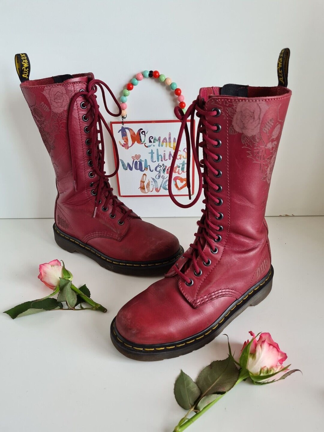 Dr. Martens Archie チェリーレッド Dr.martens ドクターマーチン Archie ii チェリーレッド 美品
