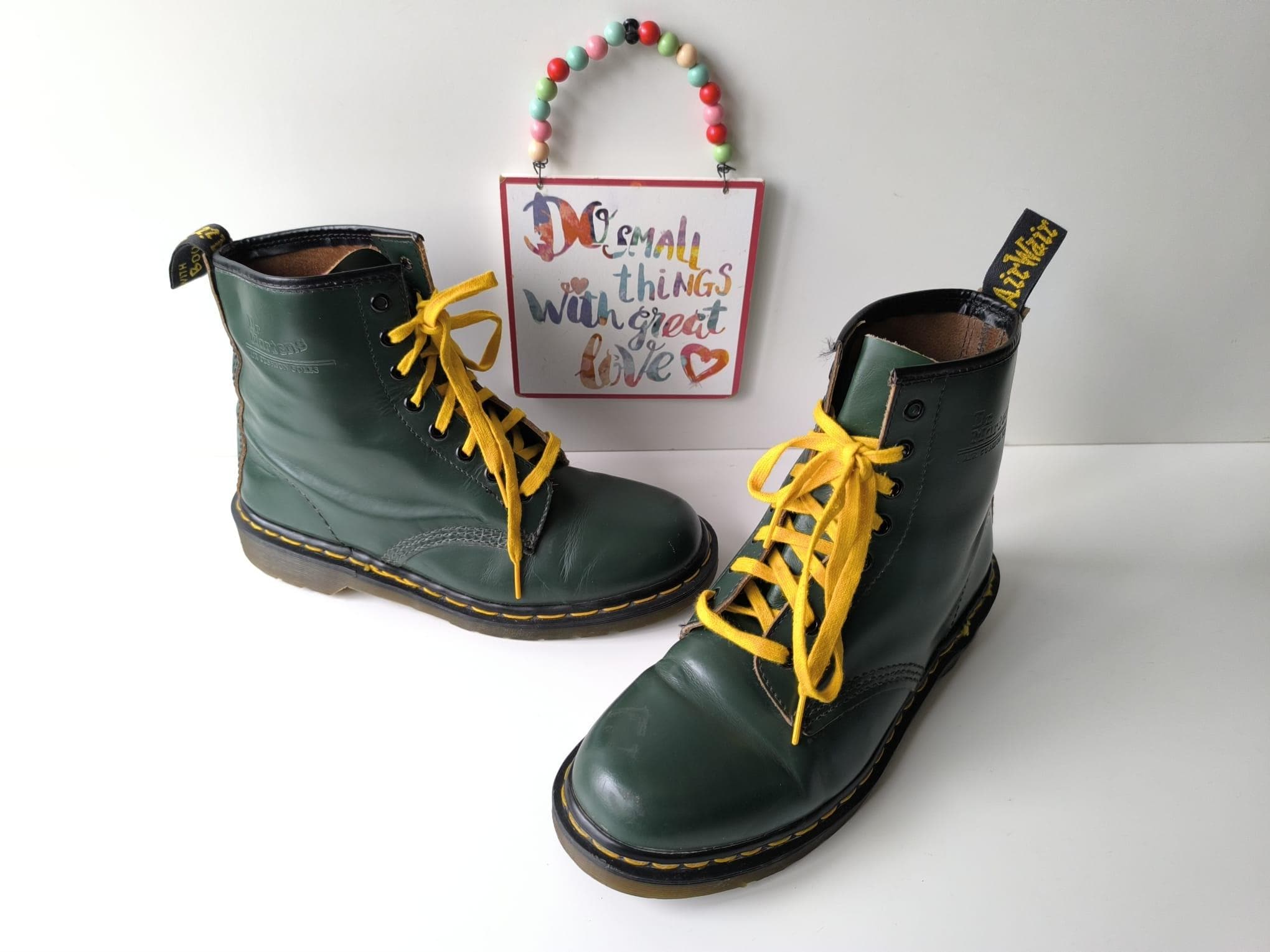 Doc Dr Martens 8 Hole 1460 Vintage England Ankle Boots UK8 EU42