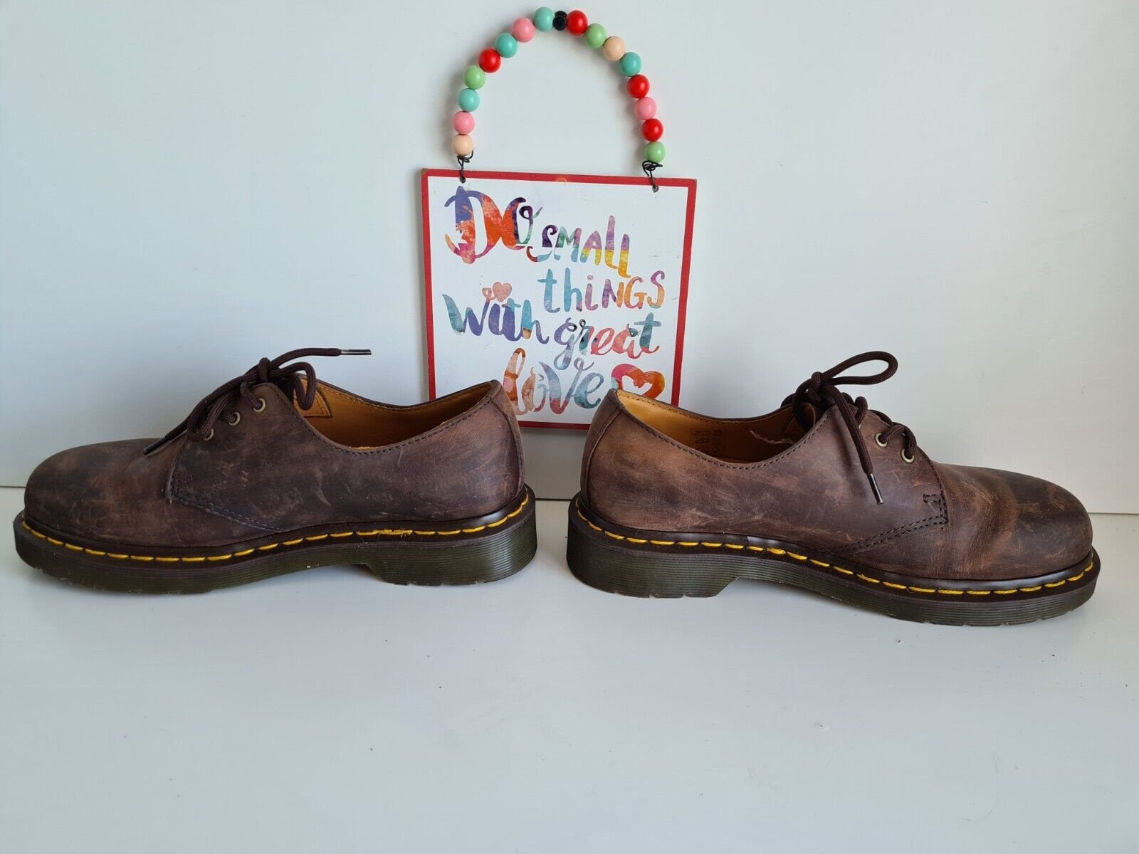 Dr. Martens 1461 クレイジーホース UK8 希少Dr.Martens1461 UK8新品同様クレージーホースレザー仕様 Dr