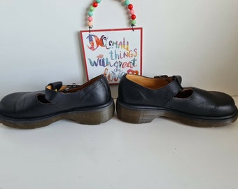 Dr.Martens Ys Core Polley T Bar Strap Mary Jane Shoes Uk6