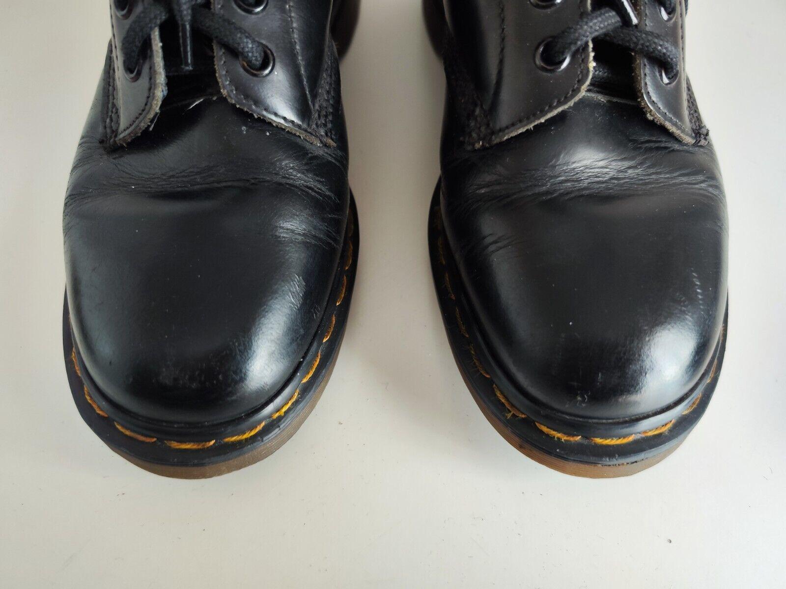 Dr Doc Martens 14 Eye 1914 Midcalf Black England Vintage Boots UK5