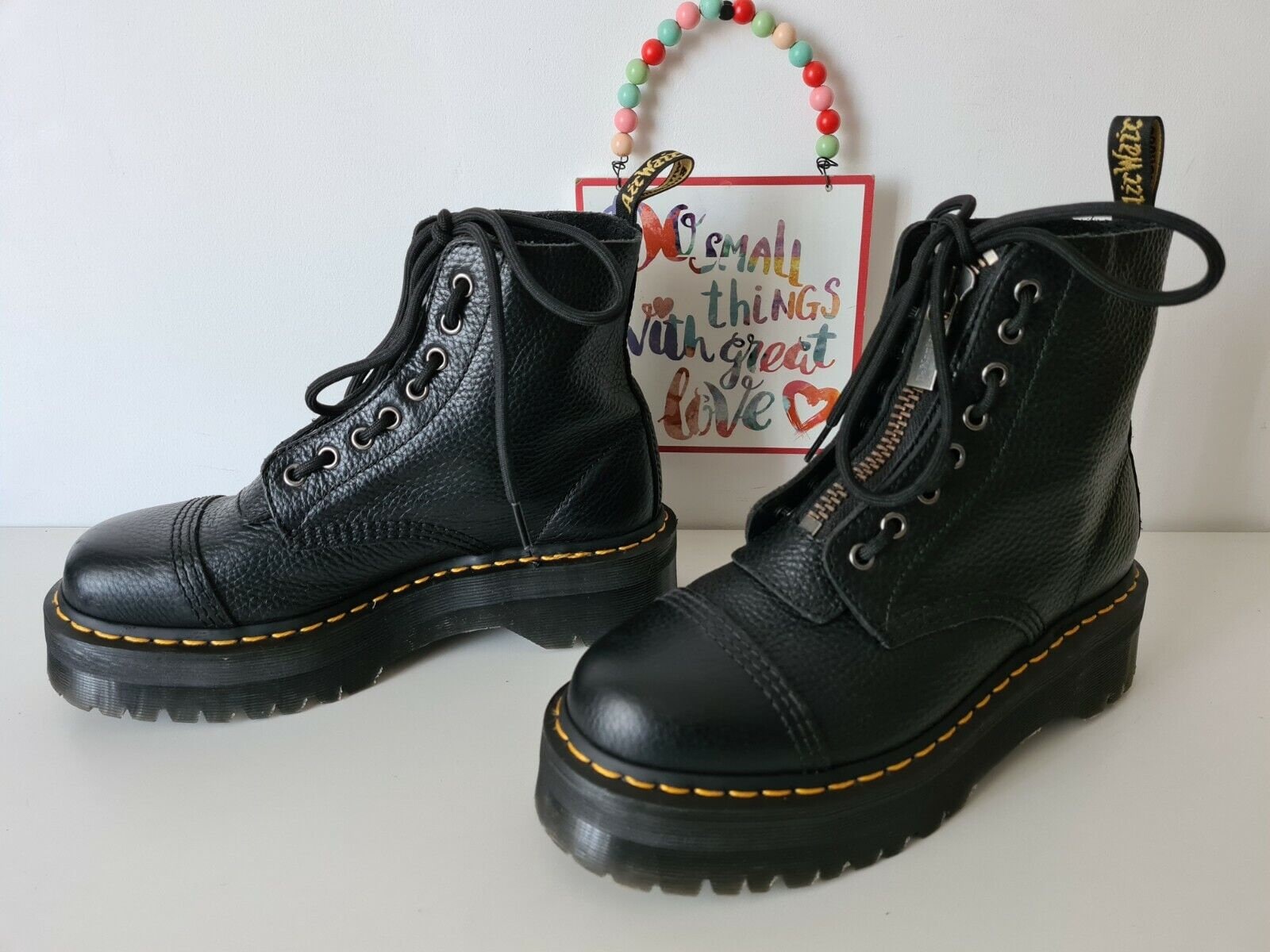 Dr.Martens SINCLAIR UK4 黒 厚底 8ホール JADON Dr.Martens ブーツ Dr. Martens/ドクターマーチン JADON FRILL 8