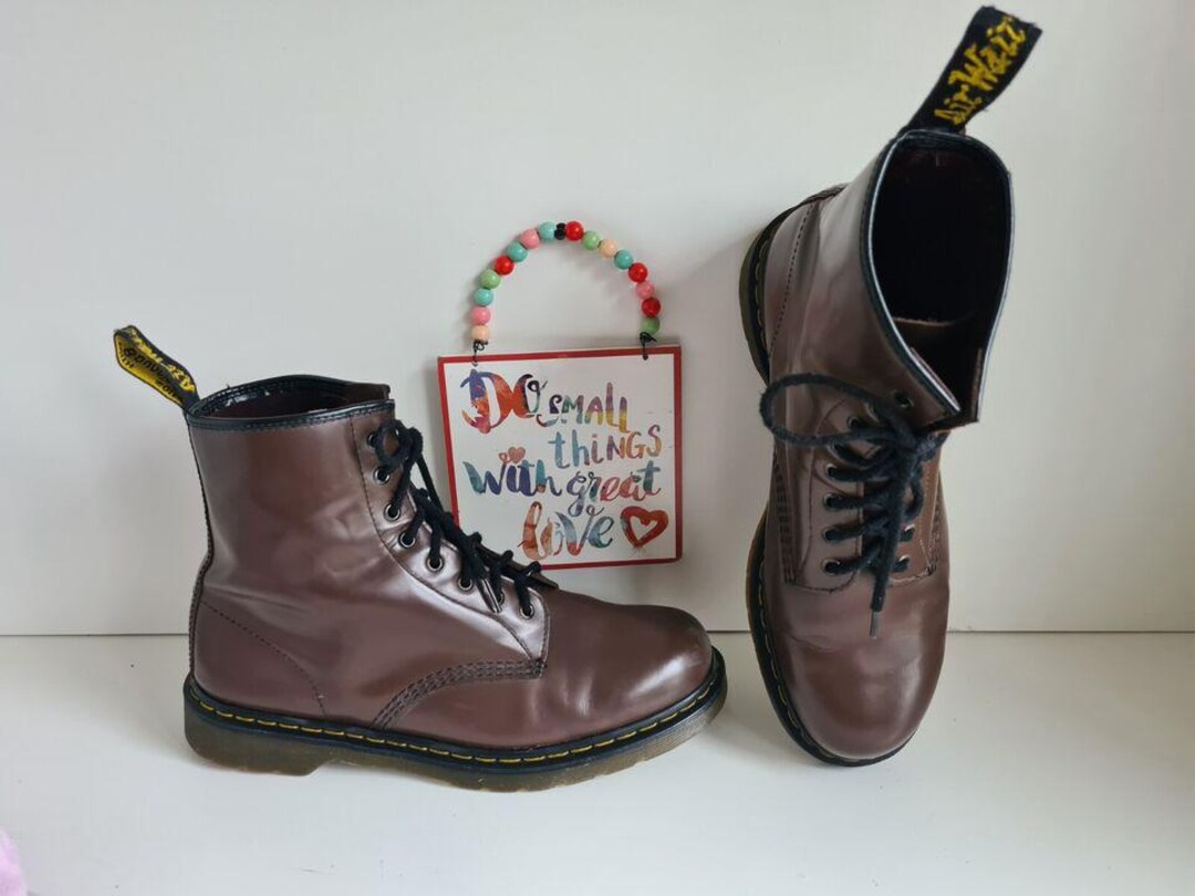 Dr. Martens 1460 8-hole boots 5 Women's 23.5cm genuine leather black type Vintage Second Hand