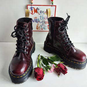Dr Doc Martens Jadon Hi Stud Buckle Strap Platform Quad Dr Doc Martens Jadon Hi Stud Buckle Strap Platform Quad