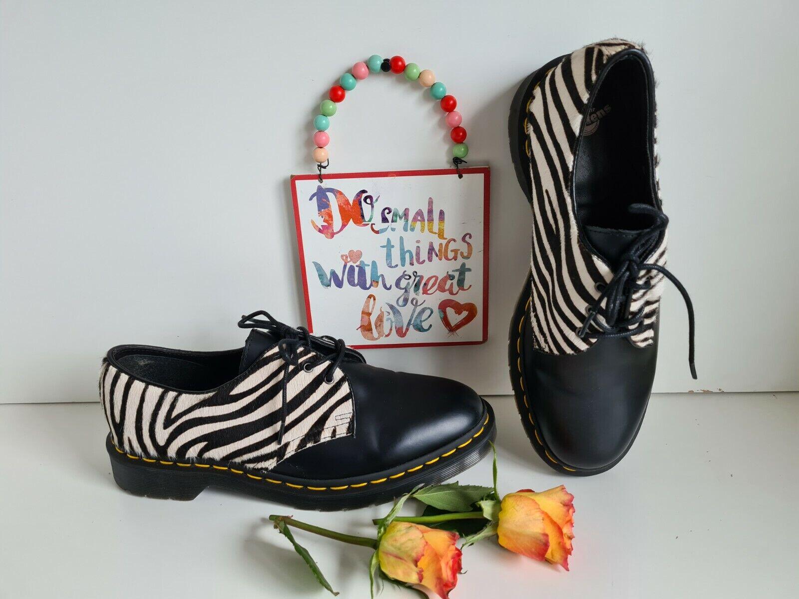 Doc martens zebra hotsell