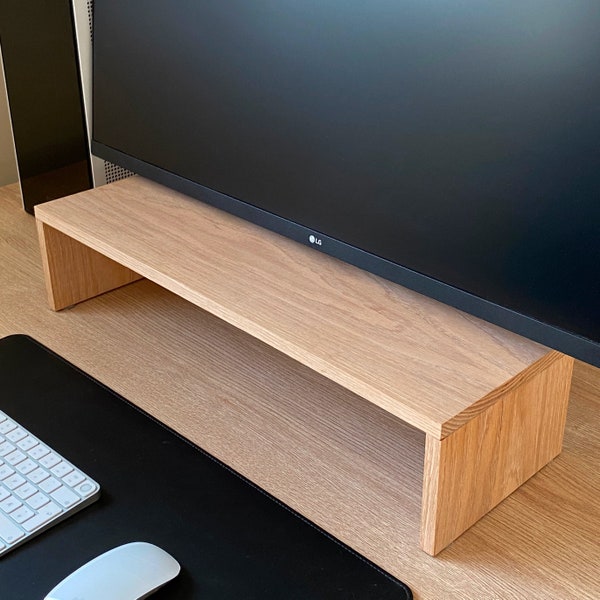 Monitor stand in Wood | DIY Guide