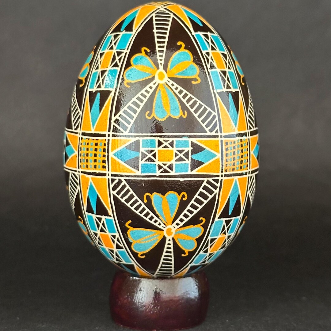 Real Ukrainian Pysanky Goose Pysanka Hand Made Hutsul Easter Egg - Etsy