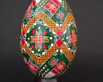 Real Ukrainian Pysanky Goose Pysanka Hand Made Hutsul Easter Egg - Etsy