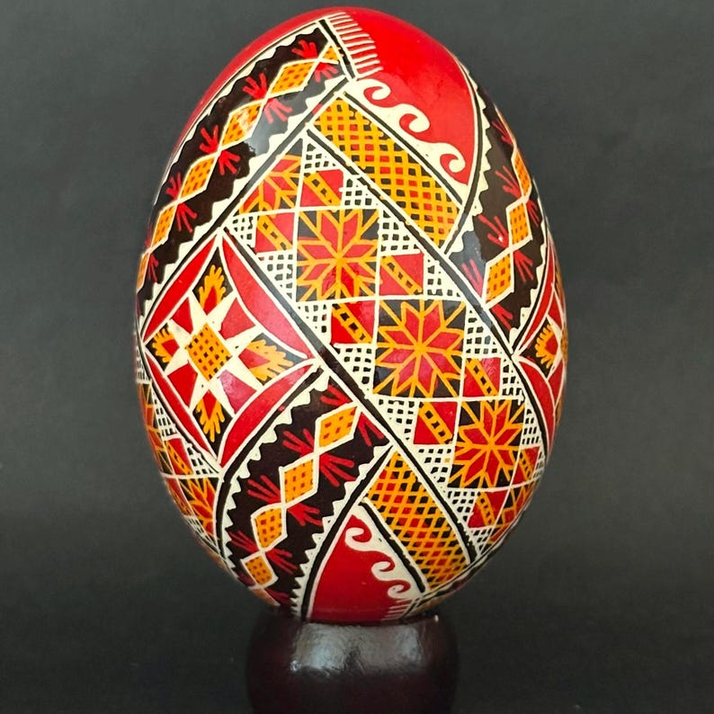 Real Ukrainian Pysanky Goose Pysanka Hand Made Hutsul Easter Egg - Etsy