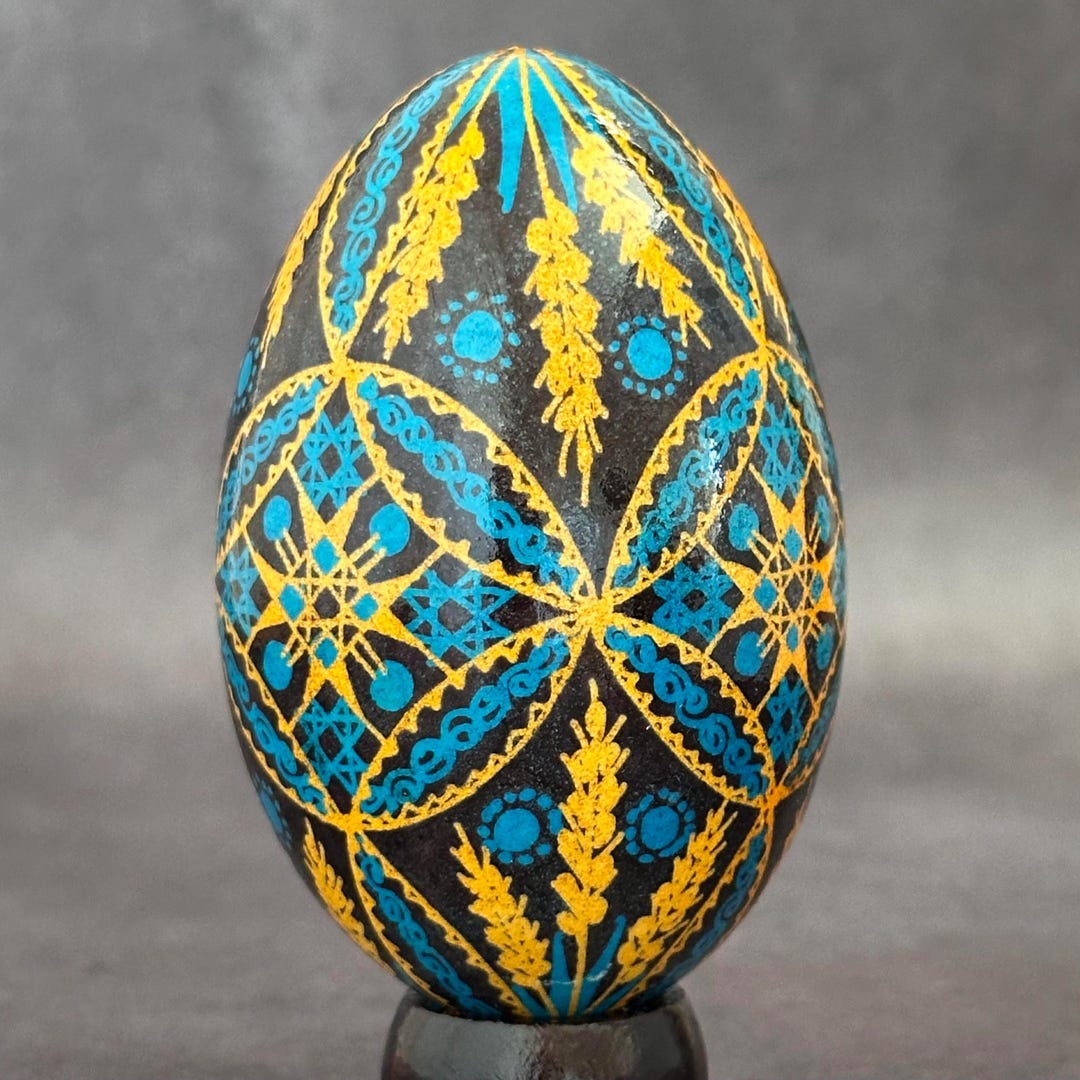 Real Ukrainian Pysanky Goose Pysanka Hand Made Hutsul Easter Egg - Etsy