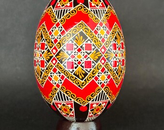 Real Ukrainian Pysanky Goose Pysanka Hand Made Hutsul Easter Egg - Etsy