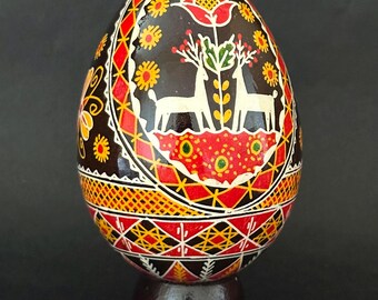 Real Ukrainian Pysanky Goose Pysanka Hand Made Hutsul Easter Egg - Etsy
